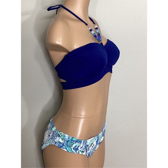 New Lauren Ralph Lauren bead and paisley bikini. Size 12. Retails $159 - Picture 3 of 14